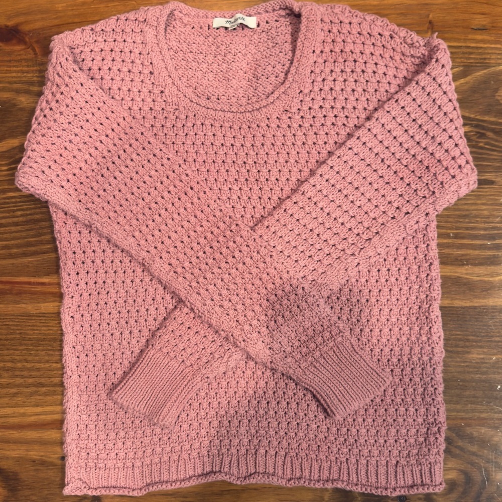 Women's Madewell Pink Knit Sweater